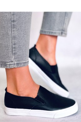Trampki damskie slip-on DIAZ BLACK - Inello