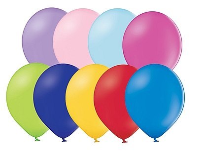 Balony pastelowe 9'' 100szt mix kolorów 88-00 Balony pastelowe 9'' 100szt mix kolorów 88-00