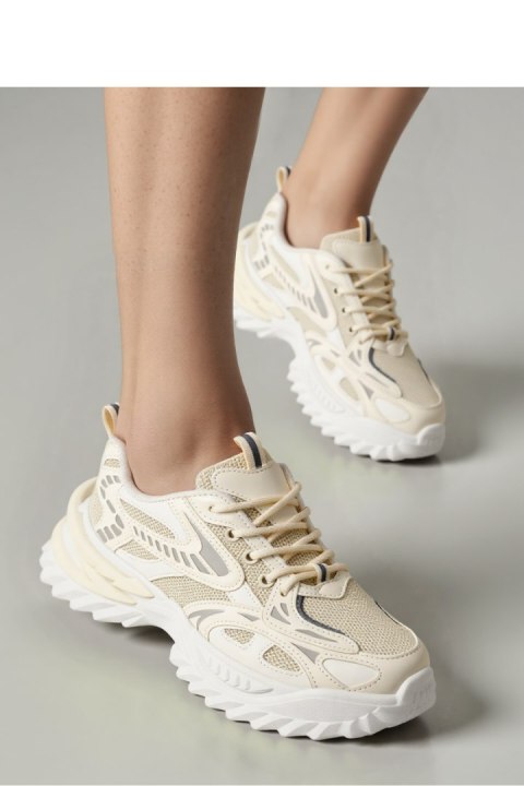 Damskie Sneakersy ZERON BEIGE - Inello Damskie Sneakersy ZERON BEIGE - Inello