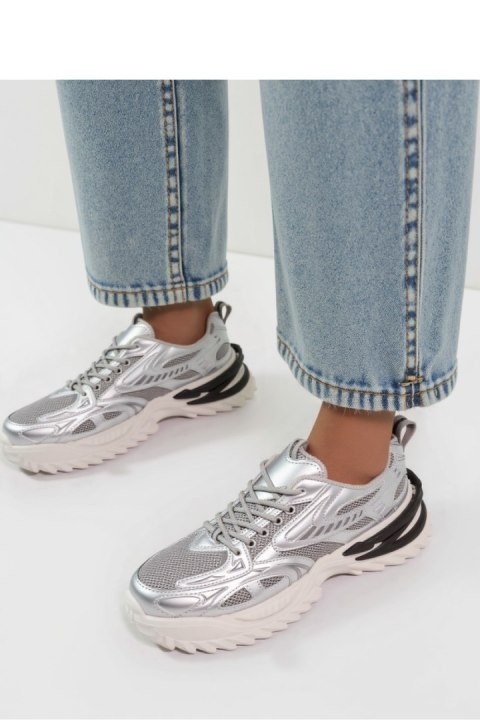 Damskie Sneakersy ZERON SILVER - Inello Damskie Sneakersy ZERON SILVER - Inello