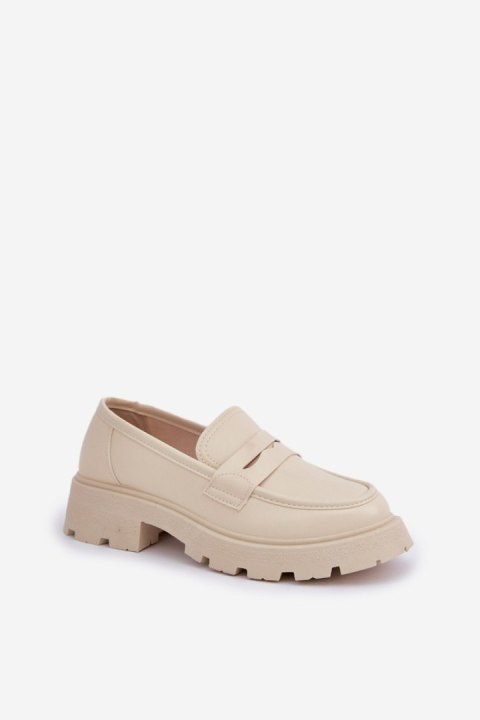 Mokasyny Model Sendall VG278 Light Beige - Step in style Mokasyny Model Sendall VG278 Light Beige - Step in style
