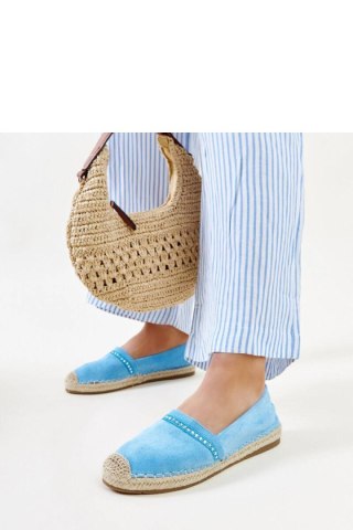 Niebieskie espadryle z cyrkoniami Abia - Solea