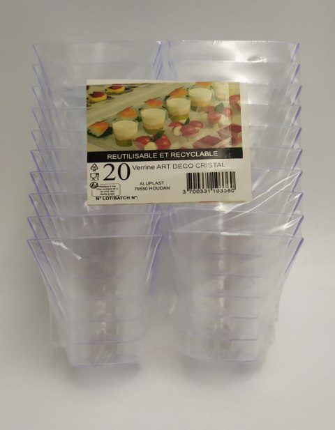 Pojemniki plastikowe 24szt. na przekąski 65ml | 33-17 Pojemniki plastikowe 24szt. na przekąski 65ml | 33-17