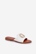 Sandał Klapki Model Frelie L2858 White - Step in style