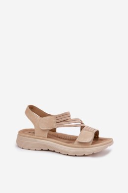 Sandały Model Hallriva 25SD02-8875 Beige - Step in style
