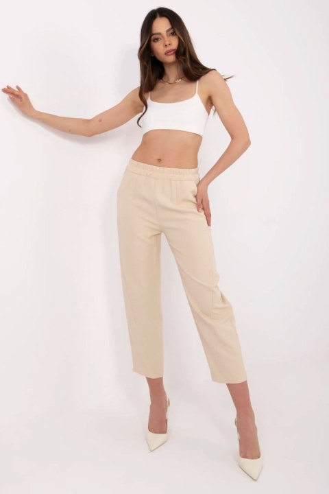 Spodnie Damskie Model TW-SP-BI-2171.68 Beige - Och Bella Spodnie Damskie Model TW-SP-BI-2171.68 Beige - Och Bella