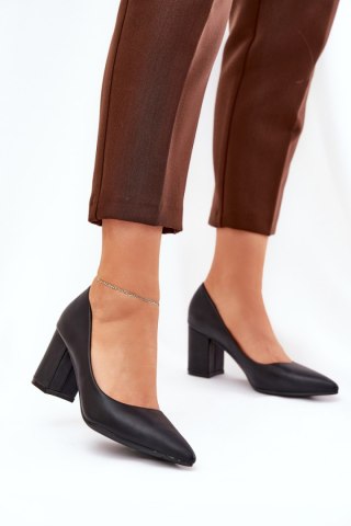 Czółenka Model Deonira KJ-42 Black - Step in style