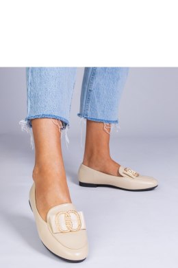 Mokasyny Model Frada GO-180 Beige - PRIMO