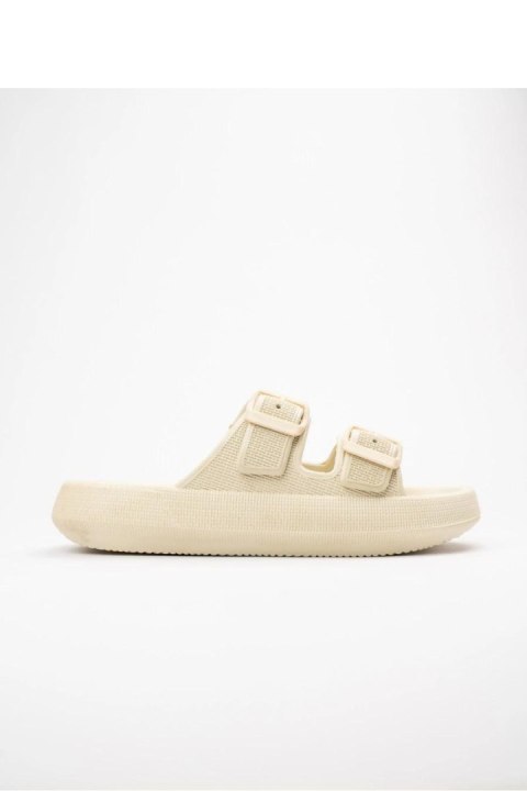 Sandał Klapki Model Beachy KBLS048TO-1 Beige - Inello Sandał Klapki Model Beachy KBLS048TO-1 Beige - Inello