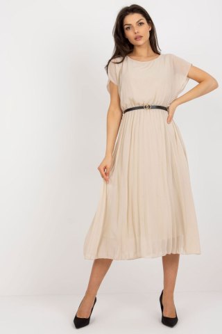 Sukienka Model DHJ-SK-8839-1.23X Beige - Italy Moda