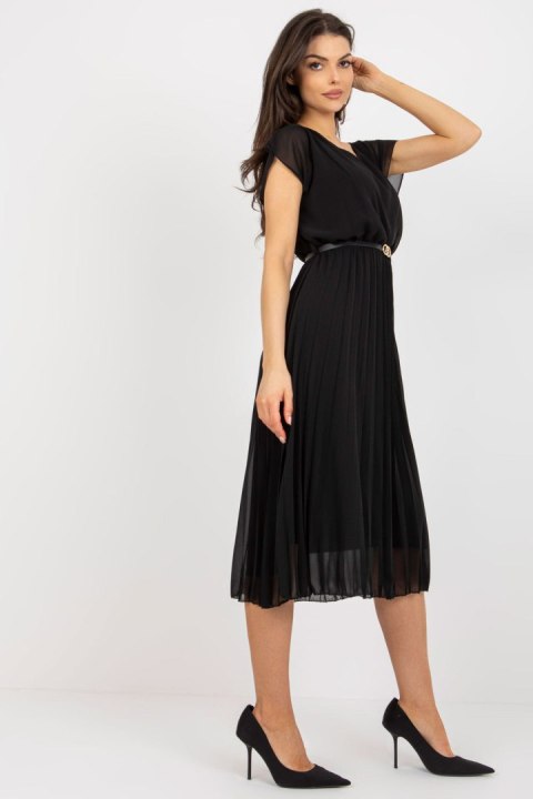 Sukienka Model DHJ-SK-8839-1.23X Black - Italy Moda Sukienka Model DHJ-SK-8839-1.23X Black - Italy Moda
