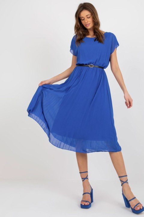 Sukienka Model DHJ-SK-8839-1.23X Cobalt - Italy Moda Sukienka Model DHJ-SK-8839-1.23X Cobalt - Italy Moda