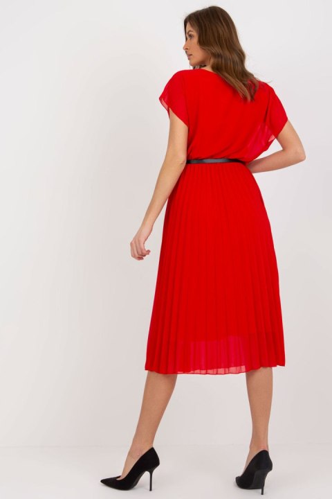 Sukienka Model DHJ-SK-8839-1.23X Red - Italy Moda Sukienka Model DHJ-SK-8839-1.23X Red - Italy Moda