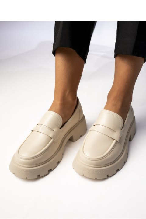 Damskie Mokasyny VIA GIULIA BEIGE - Inello Damskie Mokasyny VIA GIULIA BEIGE - Inello