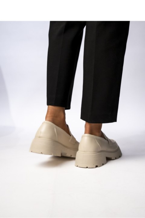 Damskie Mokasyny VIA GIULIA BEIGE - Inello Damskie Mokasyny VIA GIULIA BEIGE - Inello