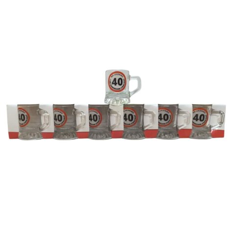 Kieliszek kufelek 6szt. 40-tka 25ml Kieliszek kufelek 6szt. 40-tka 25ml
