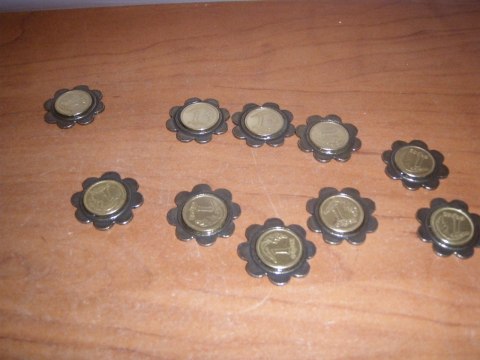 Koniczynka z 1groszem 10szt 6254 Koniczynka z 1groszem 10szt 6254