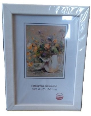 Ramka na zdjęcia 15 x 21 cm BIAŁA