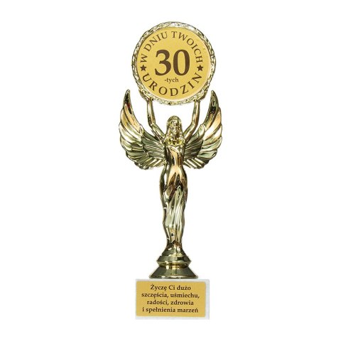 Statuetka 'W dniu Twoich 30-tych urodzin'' DIL-P-VIC-30 URODZIN Statuetka 'W dniu Twoich 30-tych urodzin'' DIL-P-VIC-30 URODZIN