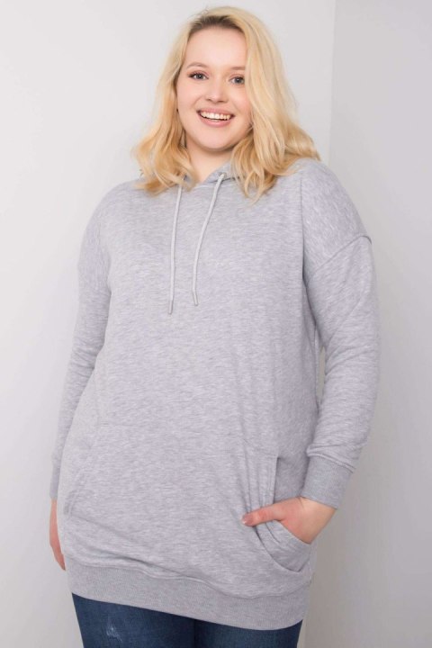 Bluza Damska Model RV-BL-6338.19X Grey - BFG Bluza Damska Model RV-BL-6338.19X Grey - BFG