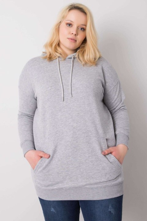 Bluza Damska Model RV-BL-6338.19X Grey - BFG Bluza Damska Model RV-BL-6338.19X Grey - BFG