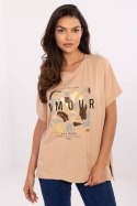 Bluzka Model CLM-BZ-1701.81 Camel - Factory Price