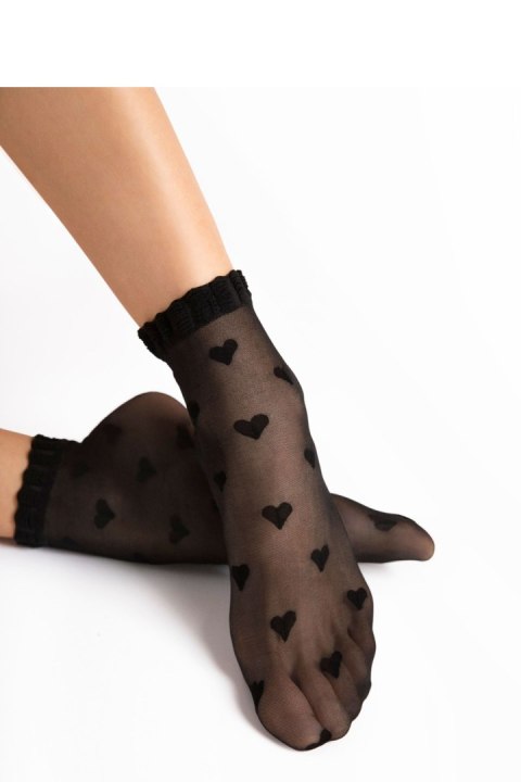 Skarpetki Model Kokoro 20 Den Black - Fiore Skarpetki Model Kokoro 20 Den Black - Fiore