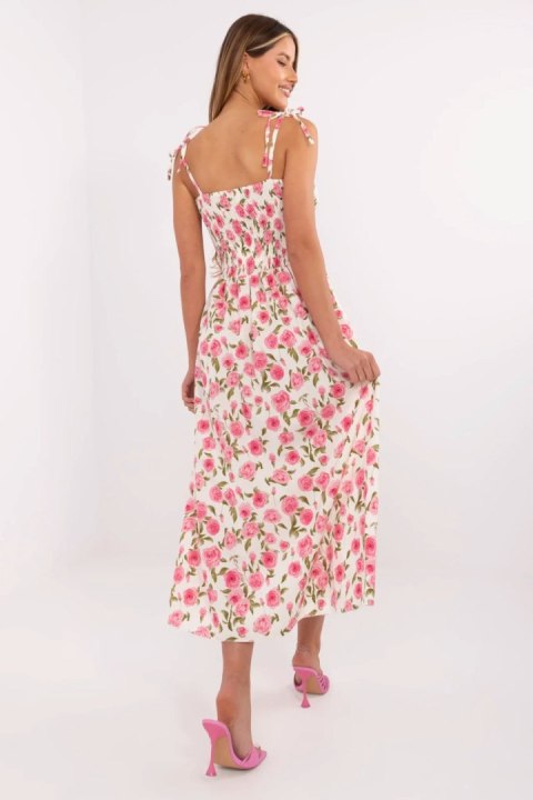Sukienka Model MI-SK-23817-3.96 Ecru - Italy Moda Sukienka Model MI-SK-23817-3.96 Ecru - Italy Moda