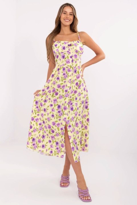 Sukienka Model MI-SK-23817-3.96 Light Yellow - Italy Moda Sukienka Model MI-SK-23817-3.96 Light Yellow - Italy Moda