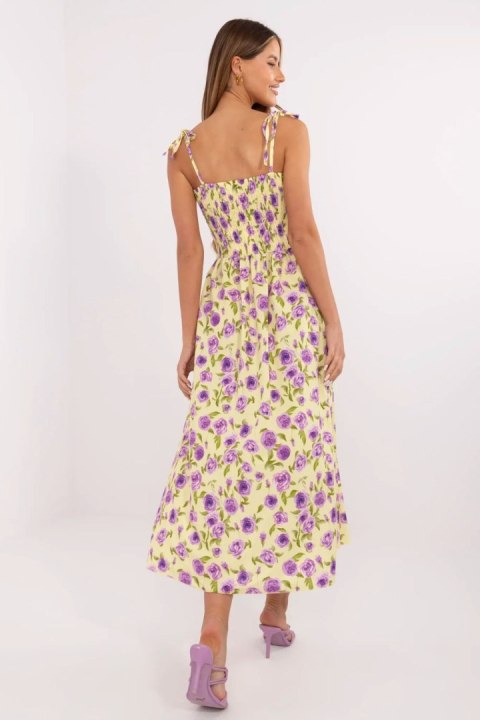 Sukienka Model MI-SK-23817-3.96 Light Yellow - Italy Moda Sukienka Model MI-SK-23817-3.96 Light Yellow - Italy Moda
