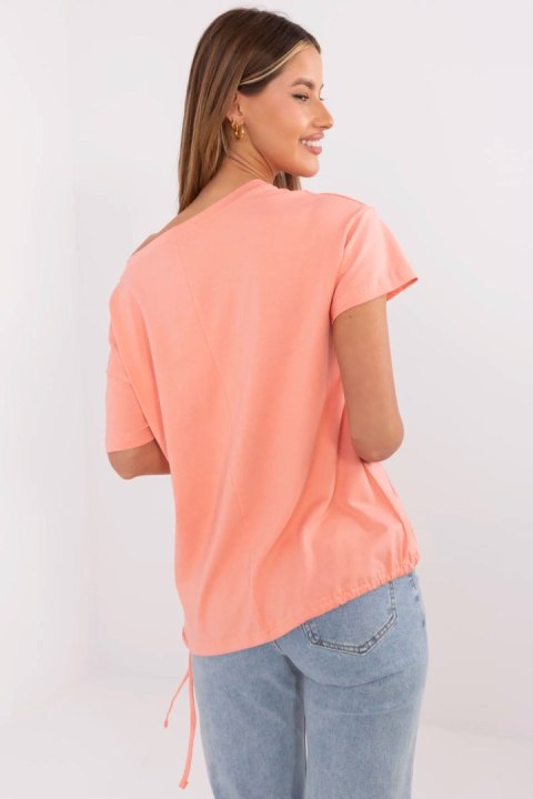 Tshirt Damski Model CLM-TS-1019.79 Coral - Factory Price Tshirt Damski Model CLM-TS-1019.79 Coral - Factory Price