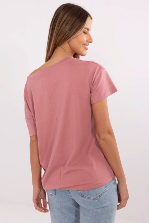 Tshirt Damski Model CLM-TS-1019.79 Dark Pink - Factory Price Tshirt Damski Model CLM-TS-1019.79 Dark Pink - Factory Price