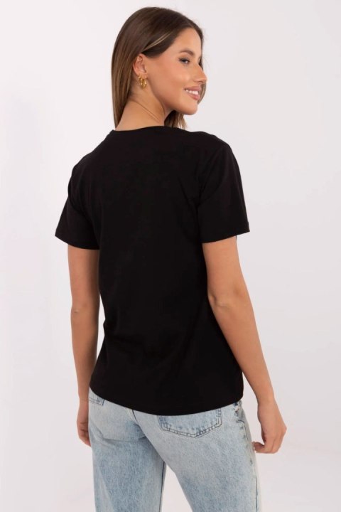 Tshirt Damski Model CLM-TS-1663.96 Black - Factory Price Tshirt Damski Model CLM-TS-1663.96 Black - Factory Price