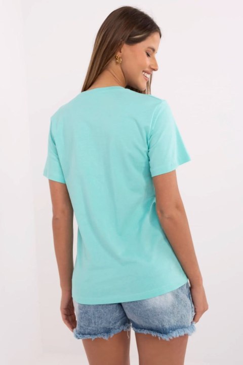 Tshirt Damski Model CLM-TS-1663.96 Mint - Factory Price Tshirt Damski Model CLM-TS-1663.96 Mint - Factory Price