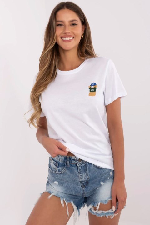 Tshirt Damski Model CLM-TS-1663.96 White - Factory Price Tshirt Damski Model CLM-TS-1663.96 White - Factory Price