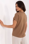 Tshirt Damski Model CLM-TS-1729.86 Light Brown - Factory Price