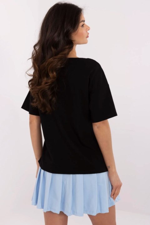 Tshirt Damski Model MI-TS-M3221-1.20P Black - Italy Moda Tshirt Damski Model MI-TS-M3221-1.20P Black - Italy Moda
