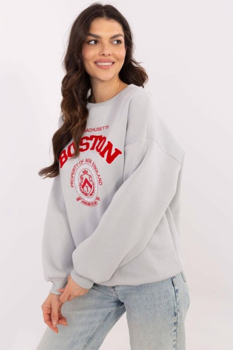 Bluza Damska Model EM-BL-617-15.55P Light Grey - Factory Price Bluza Damska Model EM-BL-617-15.55P Light Grey - Factory Price