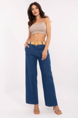 Spodnie Damskie Model MO-SP-59806.64 Dark Blue - Italy Moda