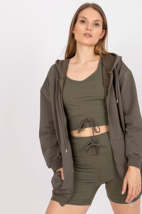 Spodnie Komplet Model FA-KMPL-7742.56P Khaki - Fancy Spodnie Komplet Model FA-KMPL-7742.56P Khaki - Fancy