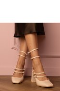 Czółenka Model Ferida H10045 Beige - PRIMO