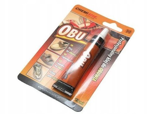Klej do obuwia na blistrze OBU 15 ml Klej do obuwia na blistrze OBU 15 ml