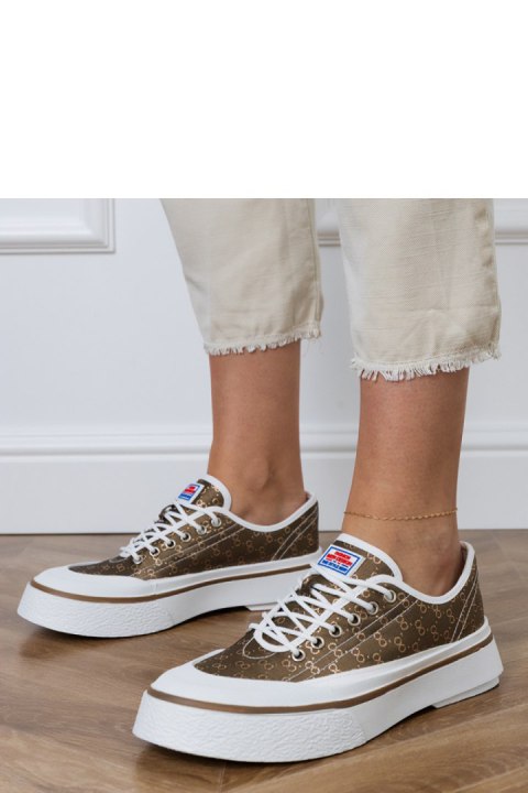 Trampki Model Greta FY-110 Brown - PRIMO Trampki Model Greta FY-110 Brown - PRIMO