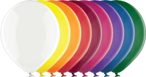 Balony 50szt. CRYSTAL 27cm BAL-12C-MIX Balony 50szt. CRYSTAL 27cm BAL-12C-MIX