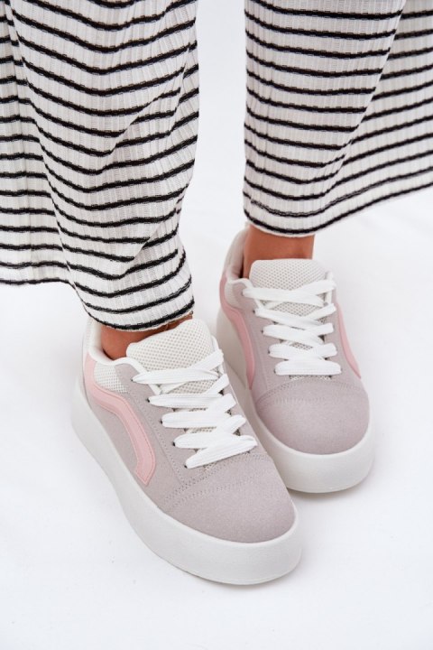 Buty Sportowe Model Tellnira BL606P Grey - Step in style Buty Sportowe Model Tellnira BL606P Grey - Step in style