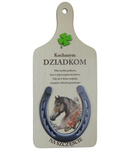 Deska podkowa dla Dziadków 27 x 12 cm. P1491W3 Deska podkowa dla Dziadków 27 x 12 cm. P1491W3