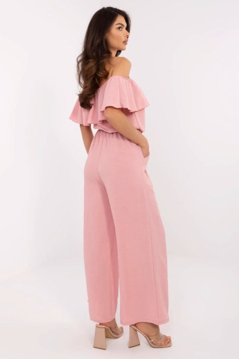Kombinezon Model MI-KO-T52.67 Dark Pink - Italy Moda Kombinezon Model MI-KO-T52.67 Dark Pink - Italy Moda