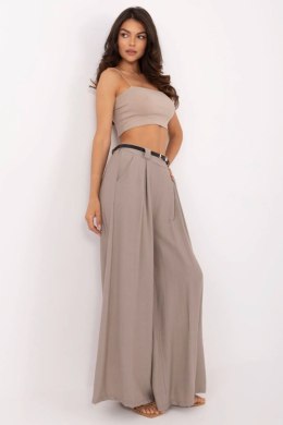 Spodnie Damskie Model MI-SP-A2476.95 Dark Beige - Italy Moda