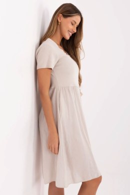 Sukienka Model DHJ-SK-25370.85 Beige - Italy Moda