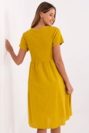 Sukienka Model DHJ-SK-25370.85 Dark Yellow - Italy Moda